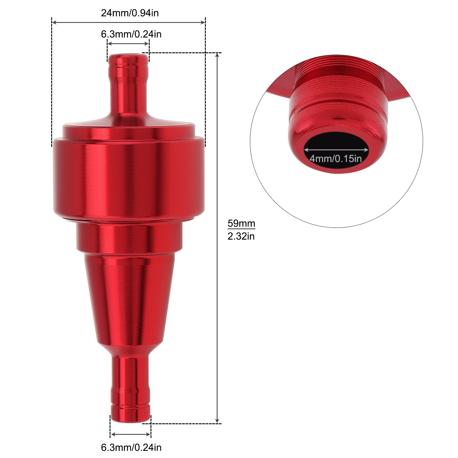 1/4In 6mm Motorcycle Fuel Filt - đánh giá và giá Motorcycle Oil Filter