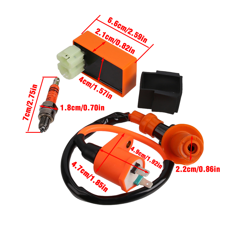 Ignition coil New set of motor - đánh giá và giá Motorcycle Spark Plug